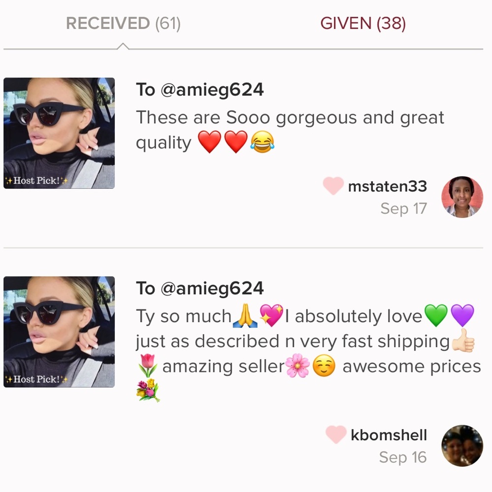 HP! Black cat eye sunglasses - Picture 5 of 6